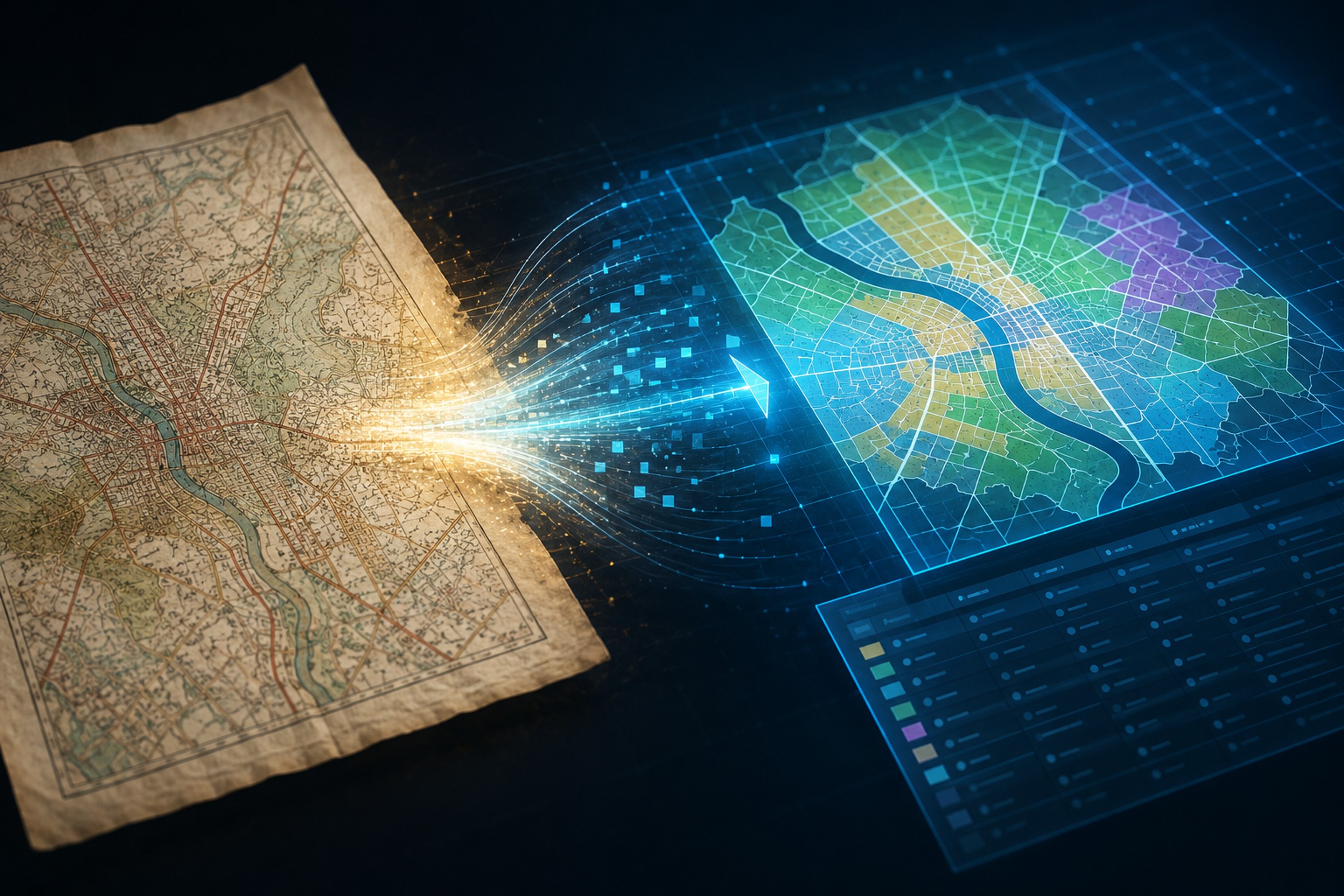 紙地図の編集・電子化・CAD化・OCR搭載・CAD×GISソフトウェア VPmapシリーズ